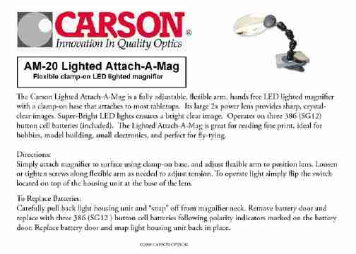 Carson Optical Home Safety Product AM-20-page_pdf